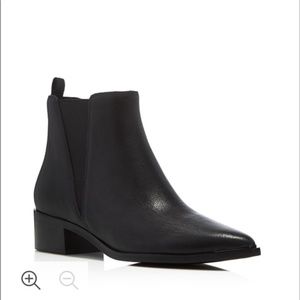 Marc Fisher Yale Ankle Leather Boots 9.5